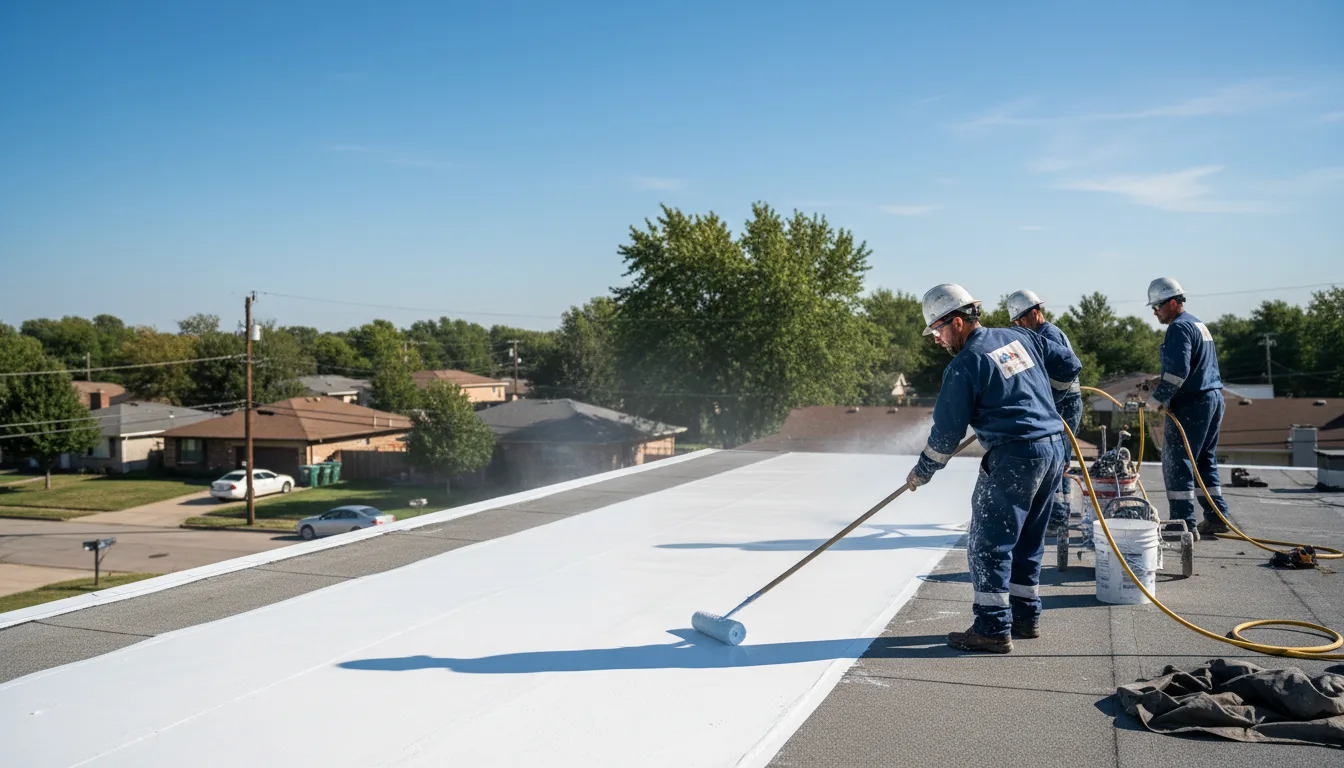 Commercial roof coating in Glenwood, WA near me
